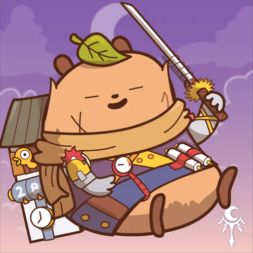 Hamsters #5011 (Moonlight Clan Unique)