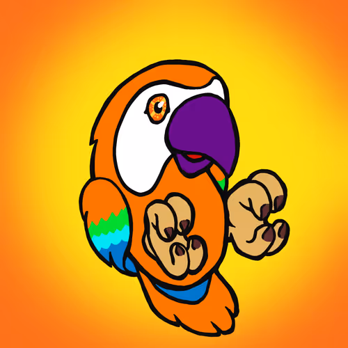 Barefoot Parrots #1600
