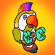 Barefoot Parrots #2128