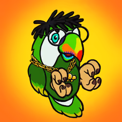Barefoot Parrots #1582