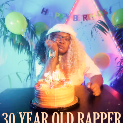 30 Year Old Rapper Digital Poster