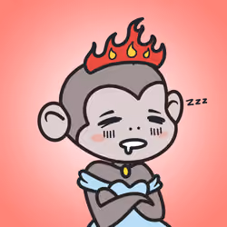 Simple Monkey Girl #1790