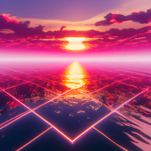 Synth Sunsets #48
