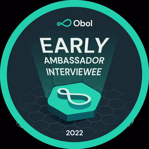 Obol Early Ambassador Interviewee