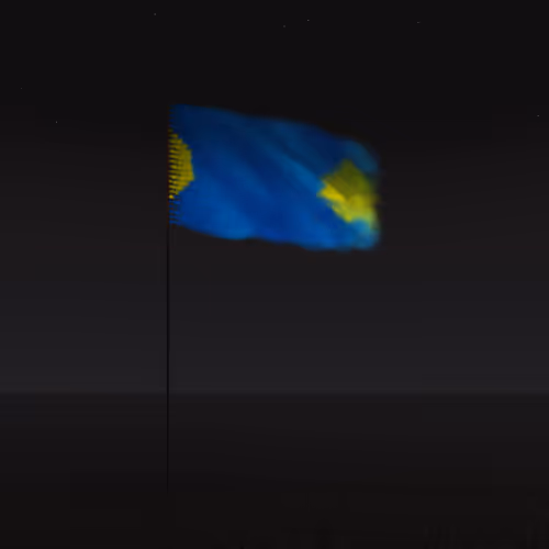 World Flag By John Gerrard