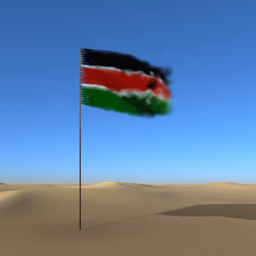 World Flag By John Gerrard
