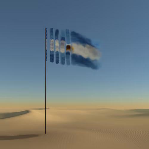 World Flag By John Gerrard
