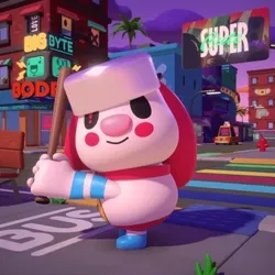 Wrocky the Chaotic Bowling Trophy Polisher