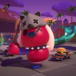 Wrocky the Claymation Truther from the Lunar Mini Golf Course