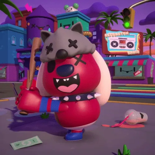 Wrocky the Gourmet Toaster Chef from Weight-Of-the-World Weight Lifting Beach