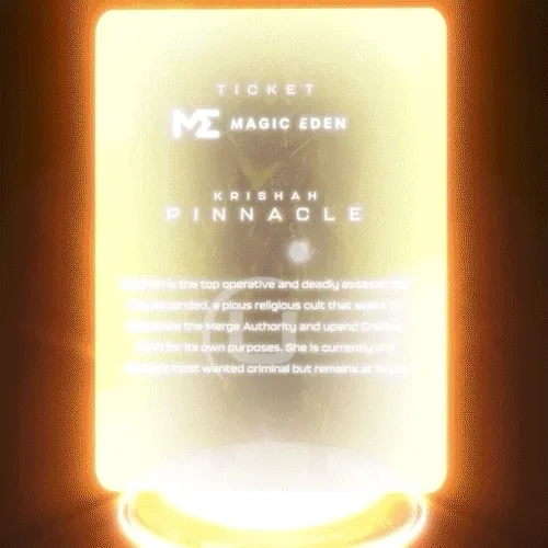 Ticket for Krishah Pinnacle