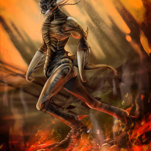 Alien Monsters Game Concept Art