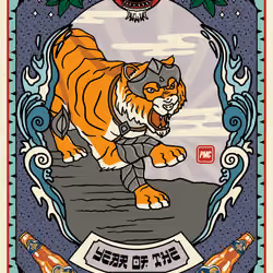 Lucky Tiger #4130