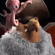 6933