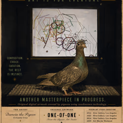 Pigeon Art Collector Poster #1