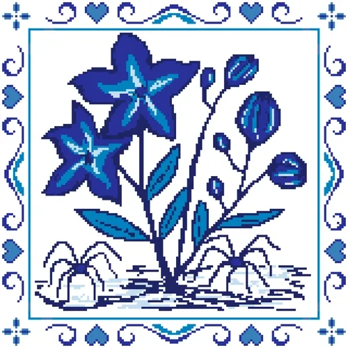 Campanula and Spiders