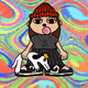 6898