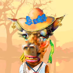 Flirty Giraffe #202