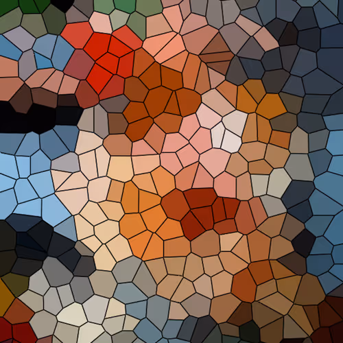 Abstract Mosaic by Alex King #111