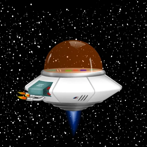 Alien UFO 687
