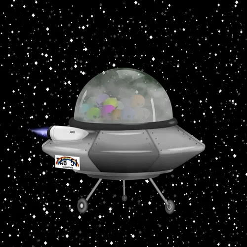 Alien UFO 1645