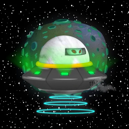 Alien UFO 2075