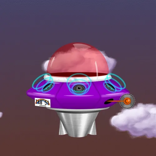 Alien UFO 1888