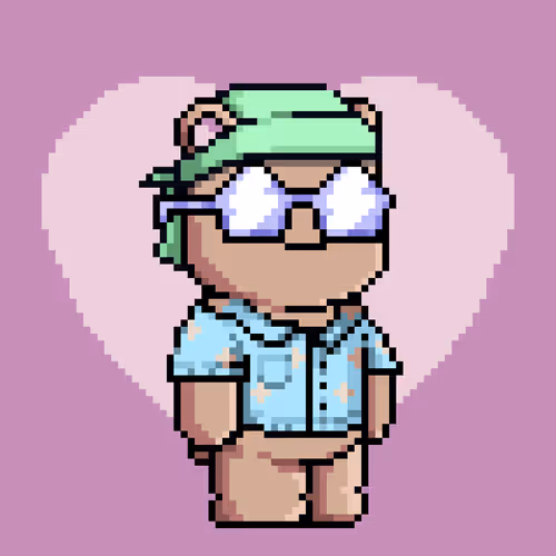 Chill Bear Club - Pixel Avatars #1655
