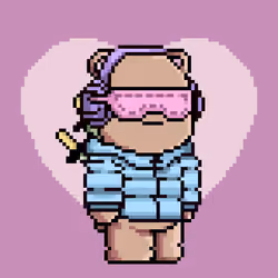 Chill Bear Club - Pixel Avatars #600