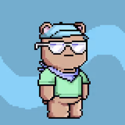 Chill Bear Club - Pixel Avatars #614