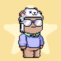 Chill Bear Club - Pixel Avatars #3386