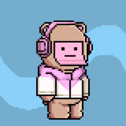 Chill Bear Club - Pixel Avatars #1484