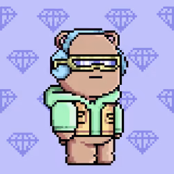 Chill Bear Club - Pixel Avatars #1526