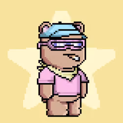 Chill Bear Club - Pixel Avatars #212