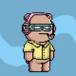 Chill Bear Club - Pixel Avatars #1531