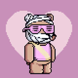 Chill Bear Club - Pixel Avatars #613