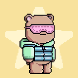 Chill Bear Club - Pixel Avatars #3865