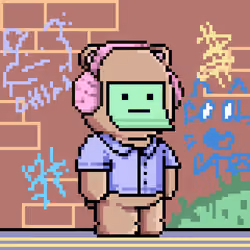 Chill Bear Club - Pixel Avatars #548