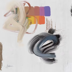 Abstraction on the wall #413