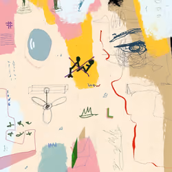 Abstraction on the wall #268