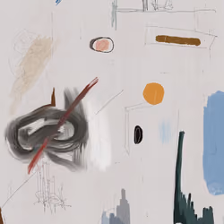 Abstraction on the wall #254