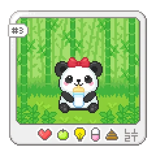Pixel Panda #3