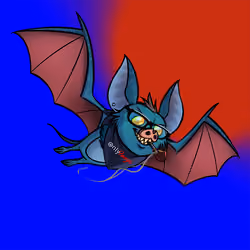 Sneaky Bat #8718