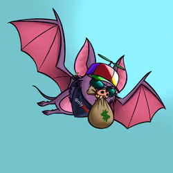 Sneaky Bat #8790