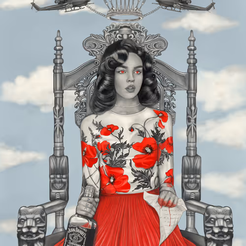 Evocations In Red Ii