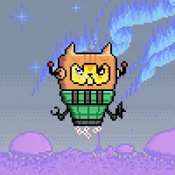 Astro Kitty Cone #8