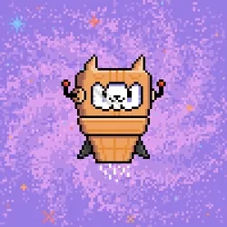 Astro Kitty Cone #128