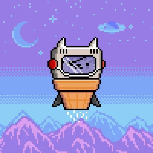 Astro Kitty Cone #82