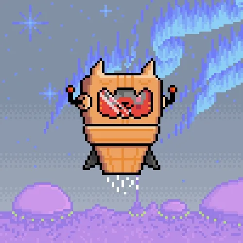 Astro Kitty Cone #122