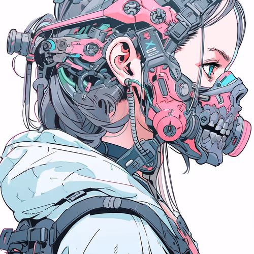 Cyber Veil Girl